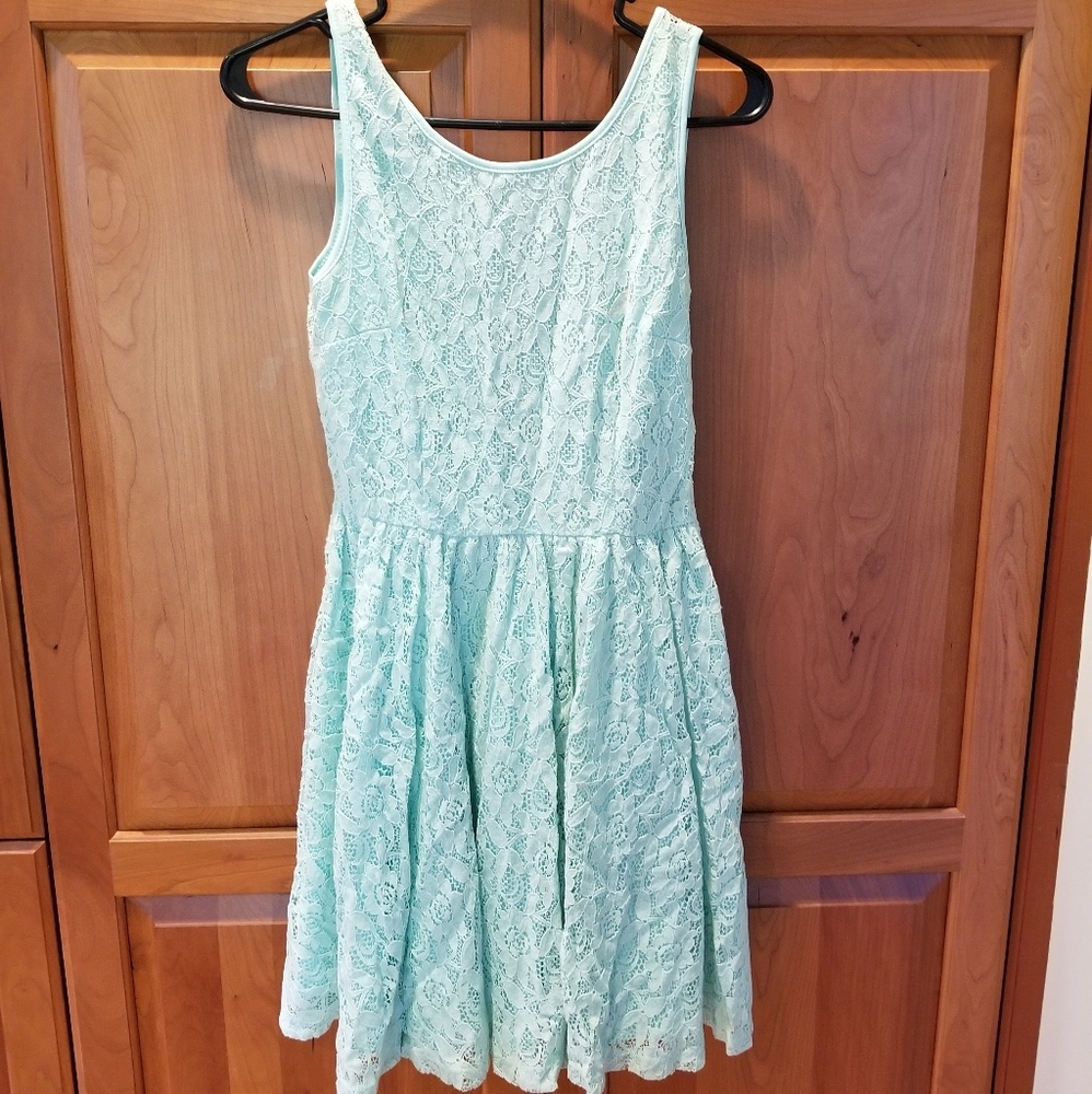 Teal dress